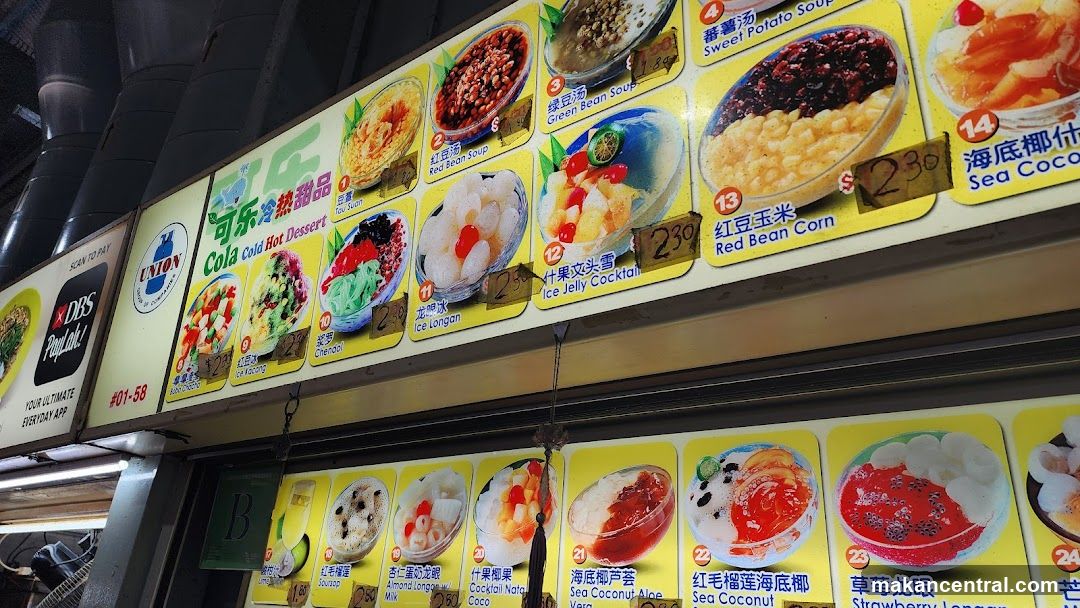 Cola Cold Hot Dessert Menu Board