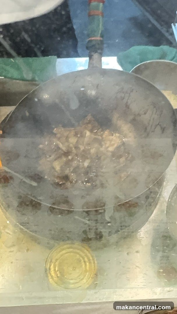Cooking in a wok