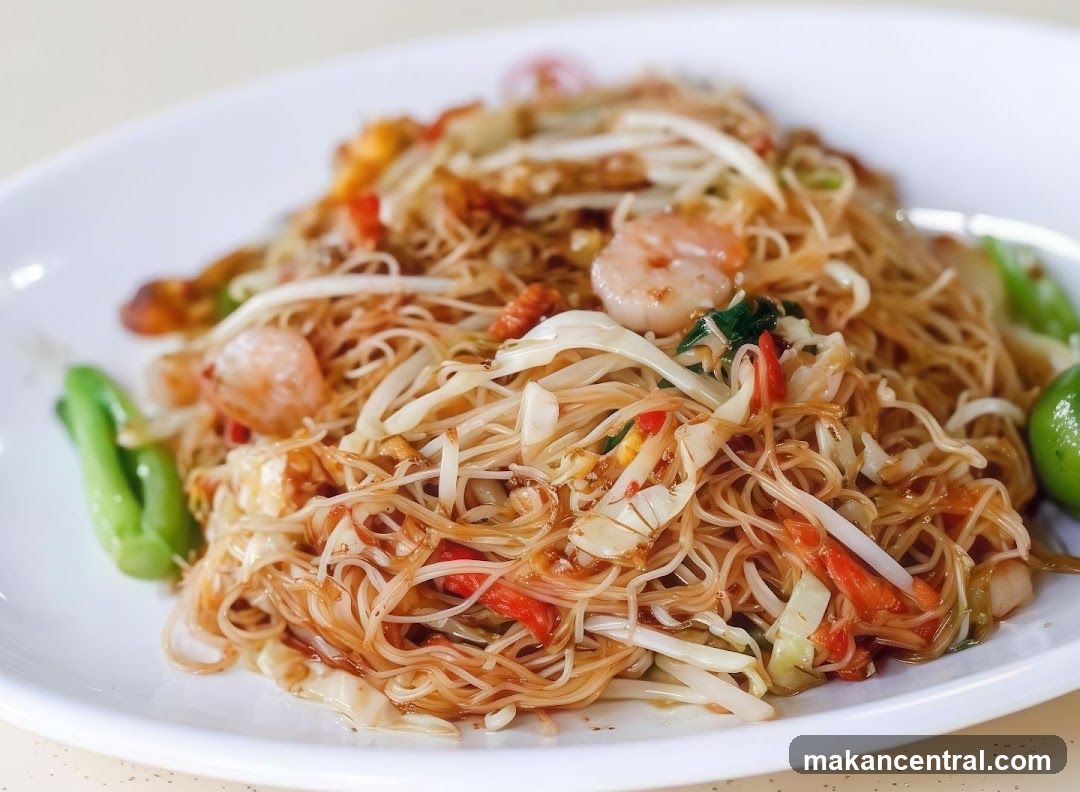 Cooked Noodles Dish