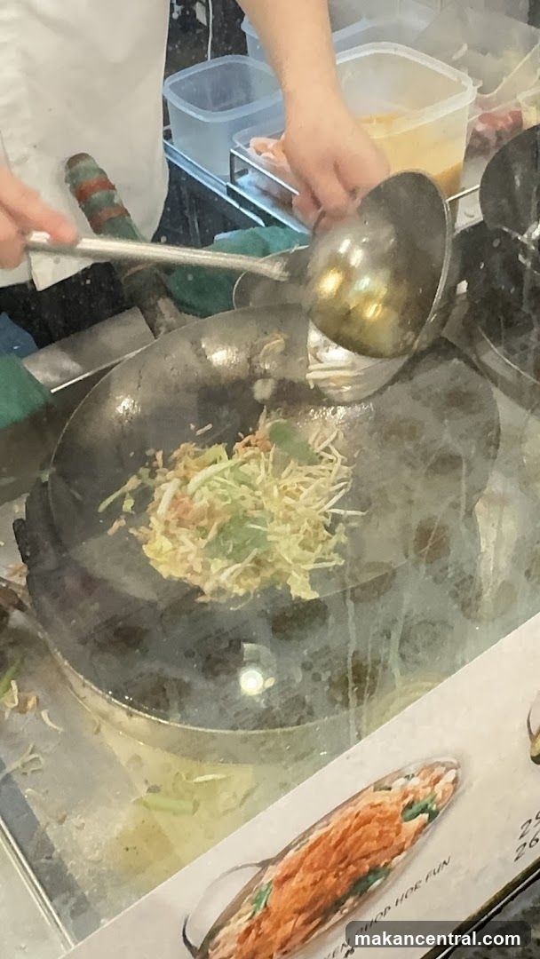 Cooking in a wok