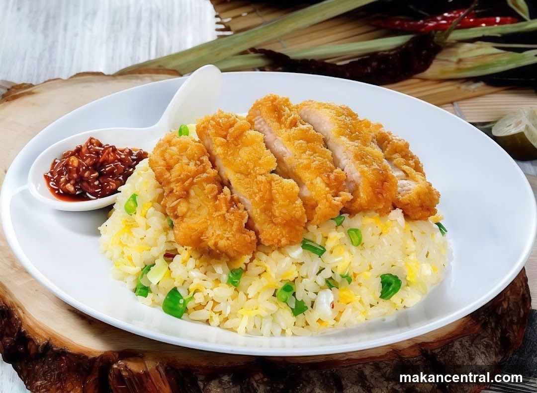 Fried Rice with Crispy Pork