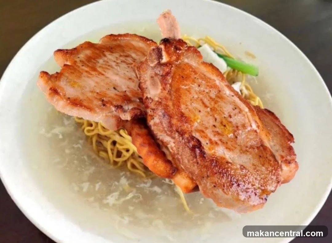 Pork Chop Noodle Dish