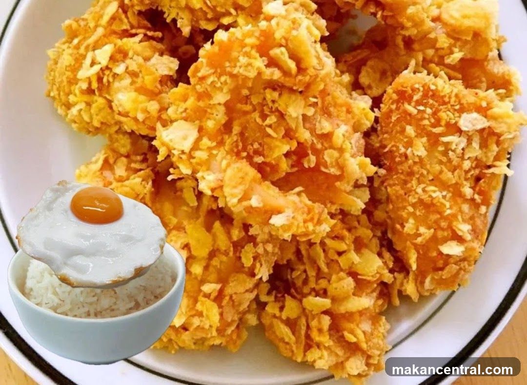 Fried Food Plate with Rice Bowl