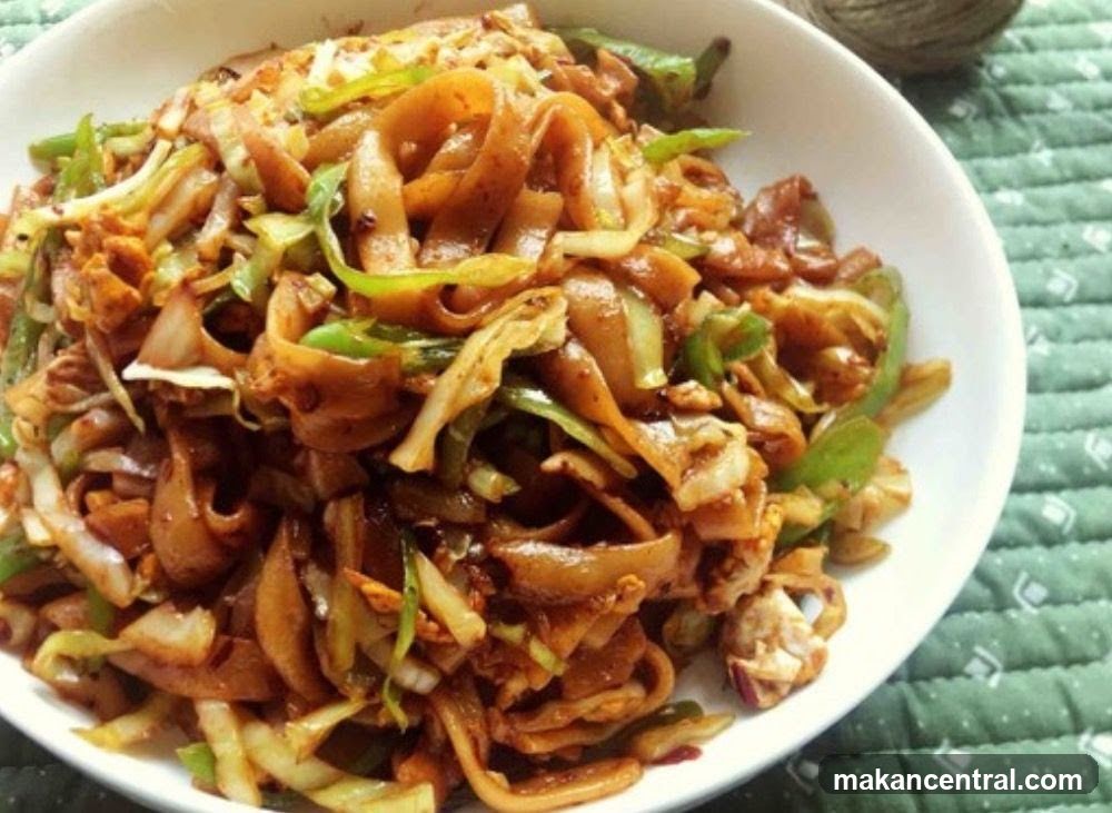 Cooked Noodles with Vegetables