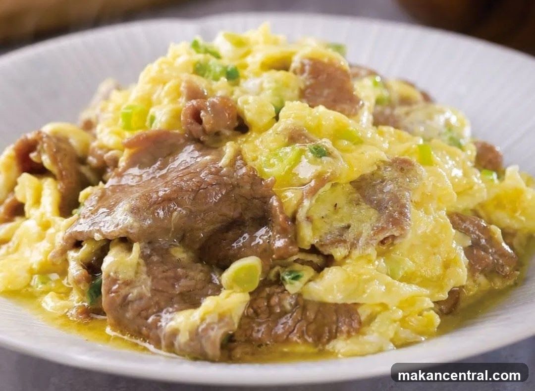 Egg and Meat Dish