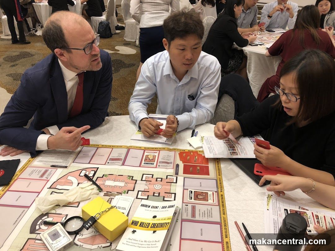 Group discussion at a conference or workshop