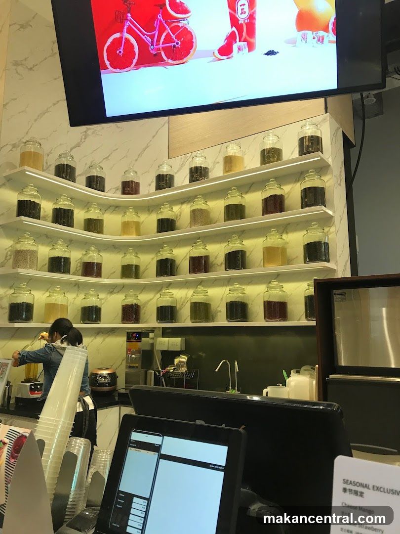 Interior of beverage shop