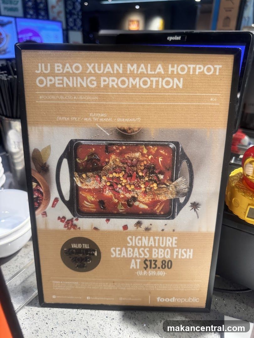 Ju Bao Xuan Mala Hotpot Opening Promotion Poster
