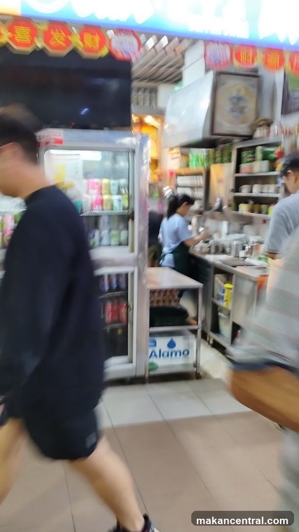 Interior of a food stall