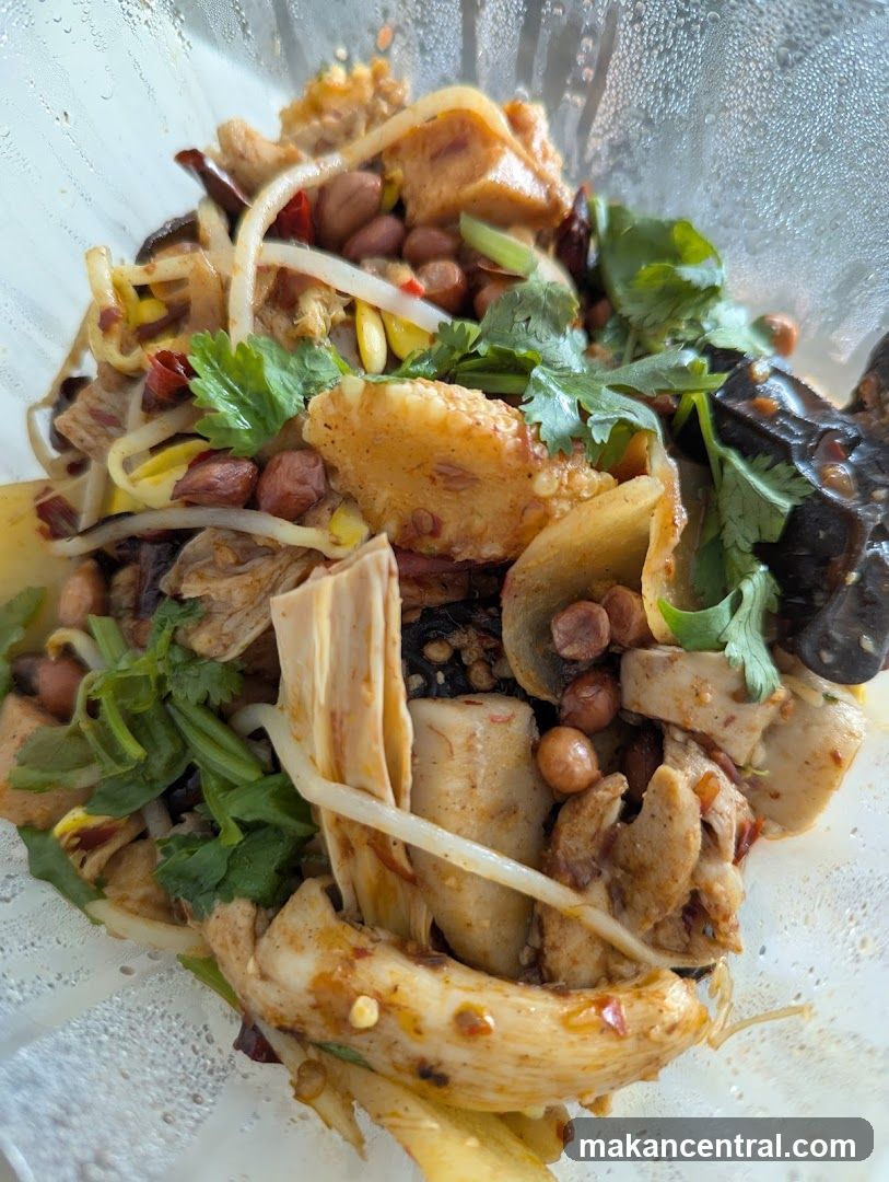 Food dish in container