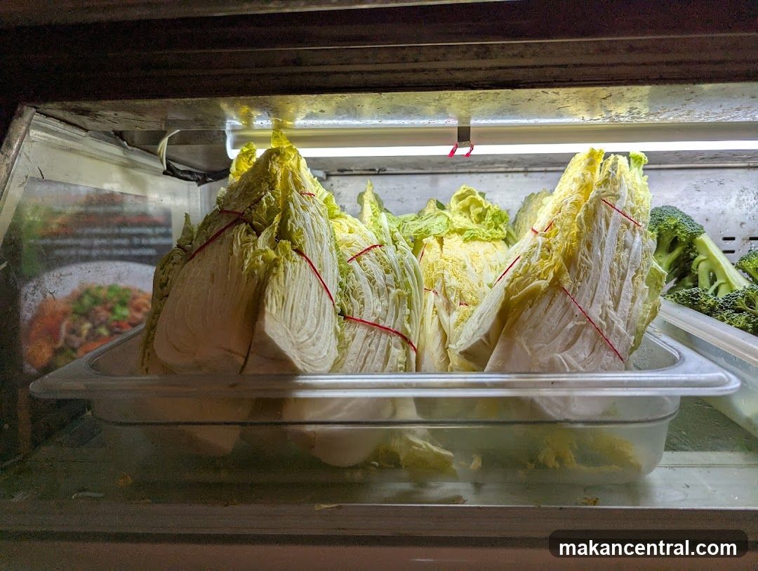 Frozen Vegetables Display