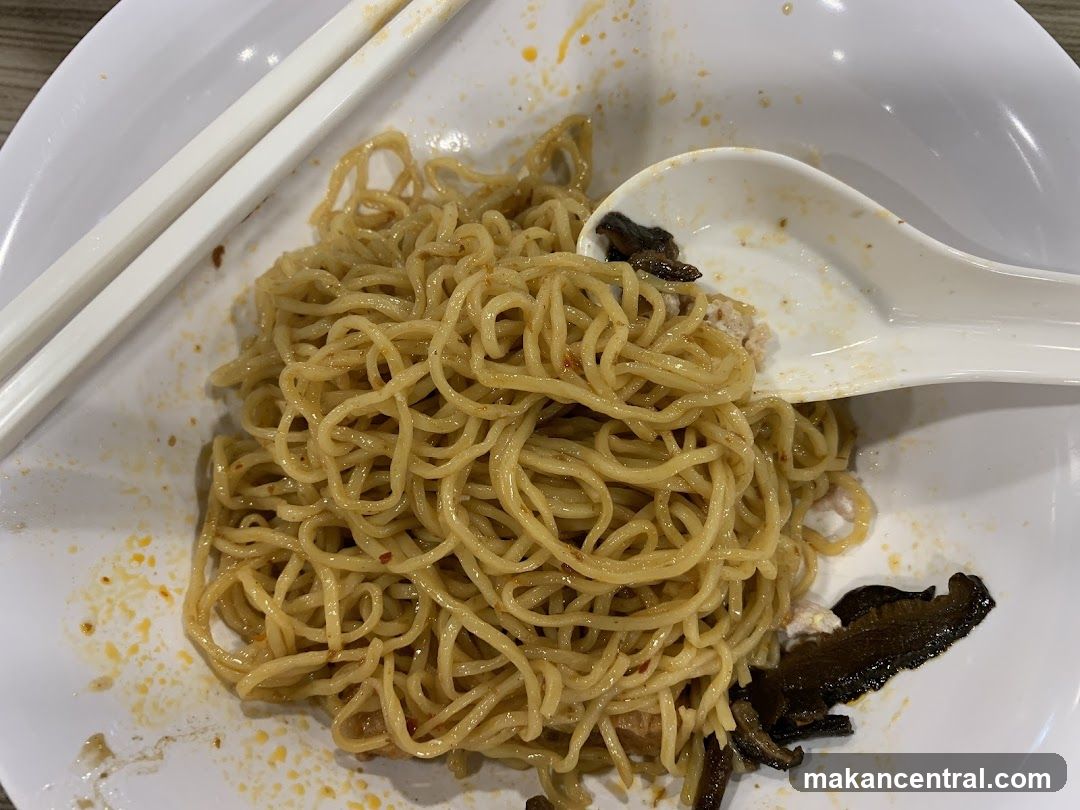 Noodles in a bowl