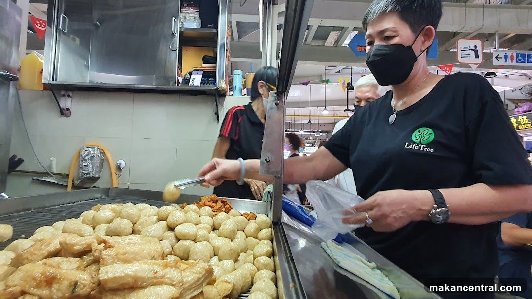Food stall interior