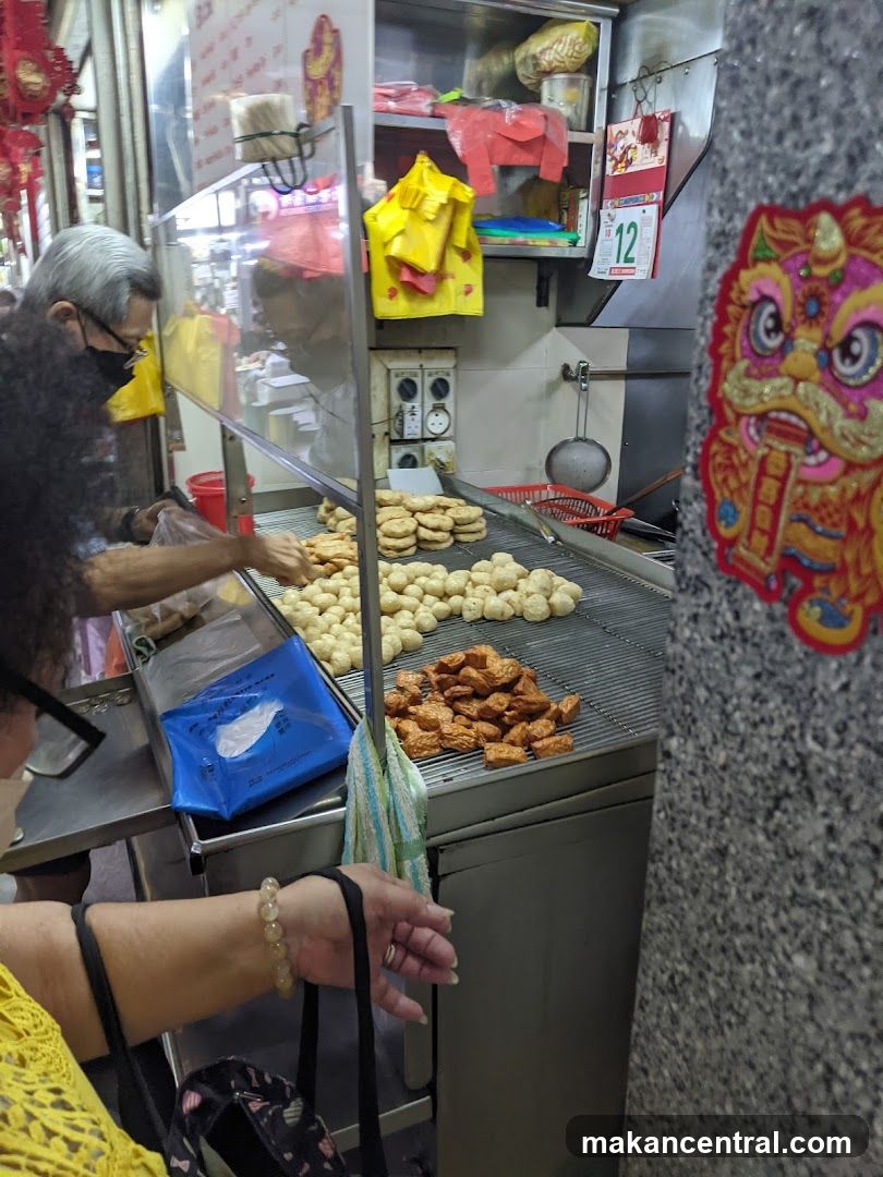 Food stall interior