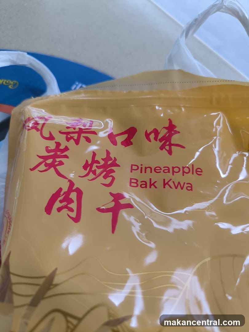Pineapple Bak Kwa Package