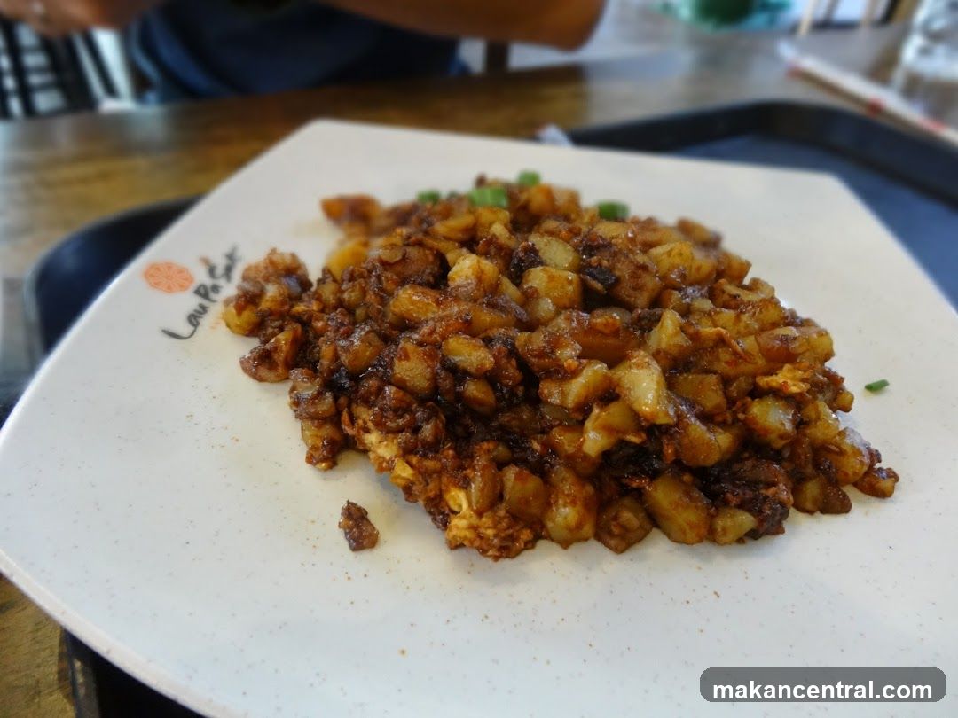 Food served on a plate