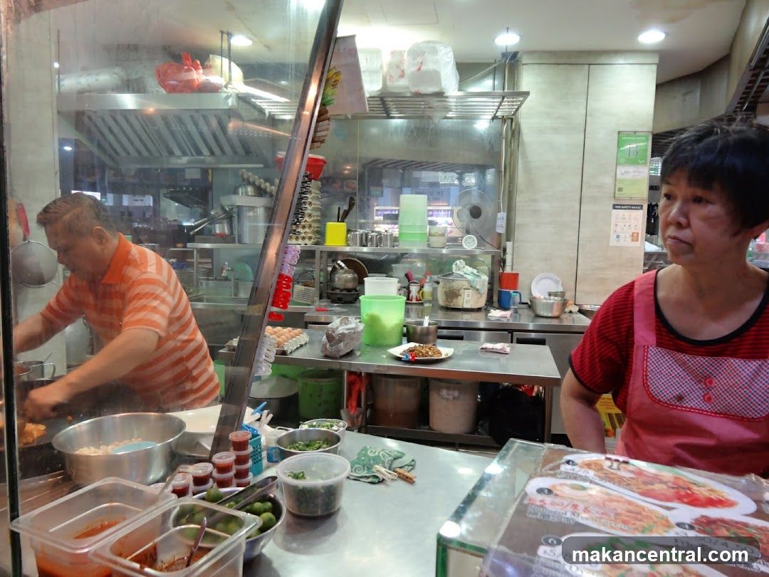 Food stall interior