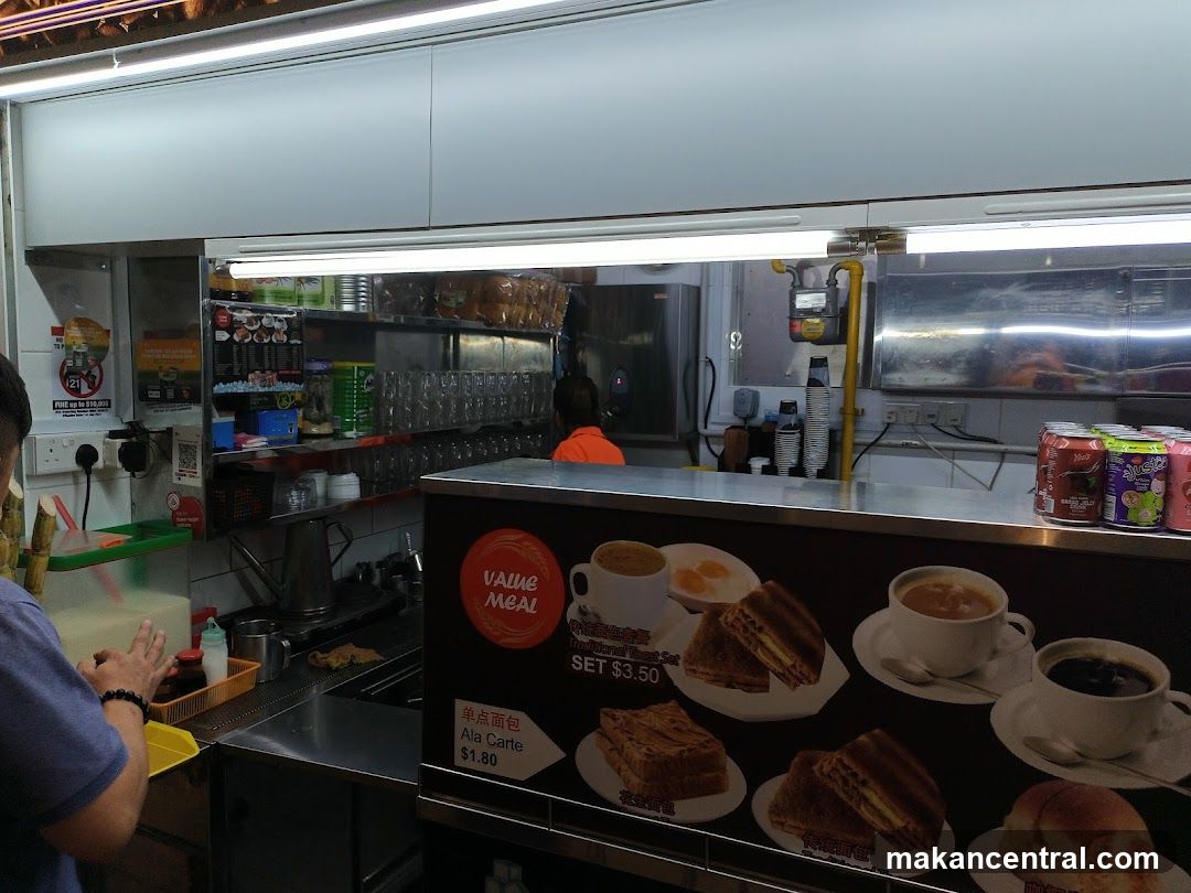 Food stall interior