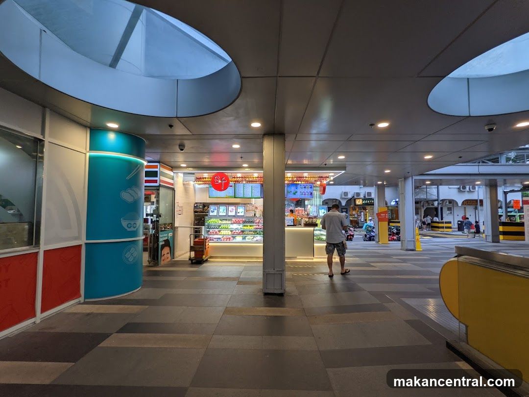 Interior of a shopping complex