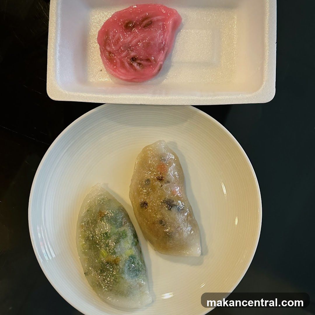 Food Items on Plate and Tray