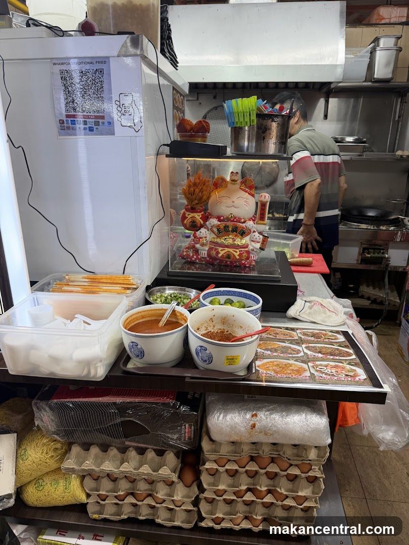 Food stall interior