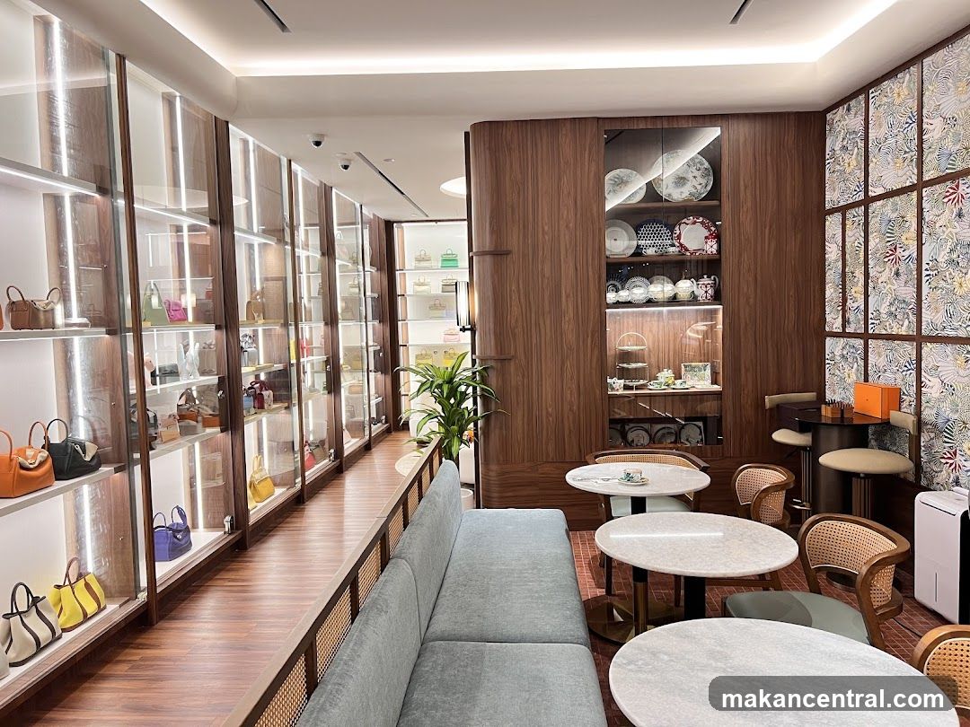 Interior of luxury retail space