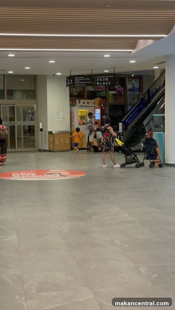Interior of a shopping or transit hub