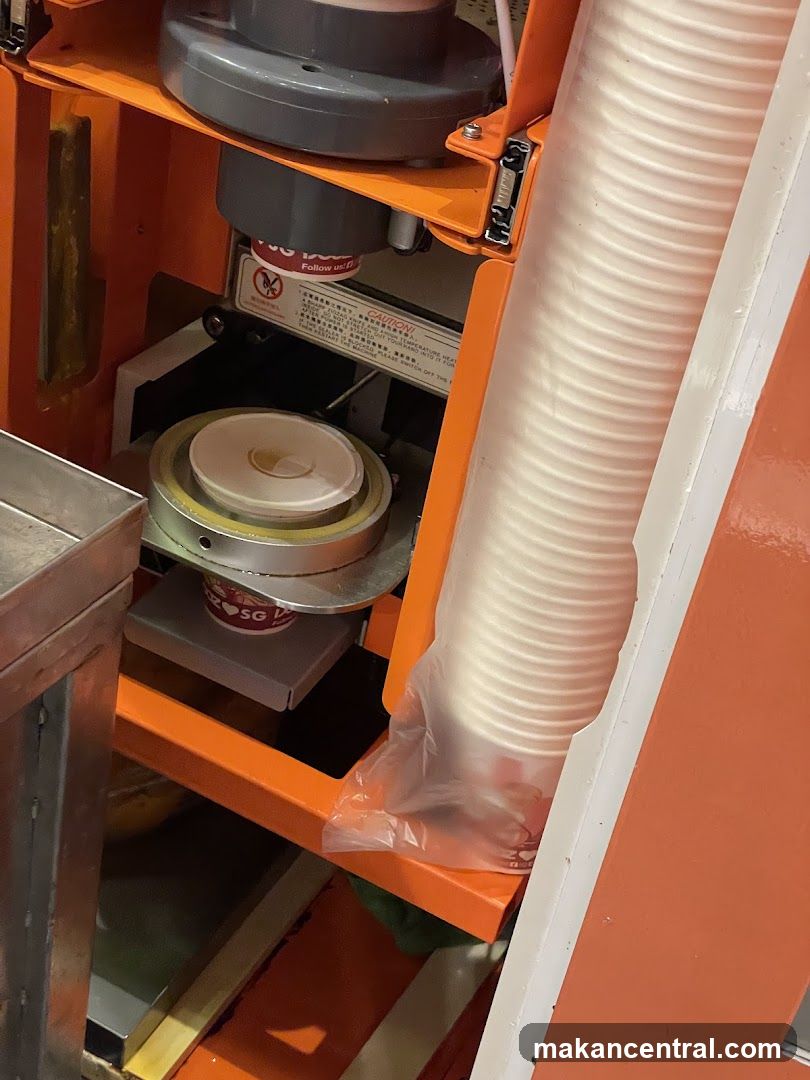Cup Filling Machine Interior
