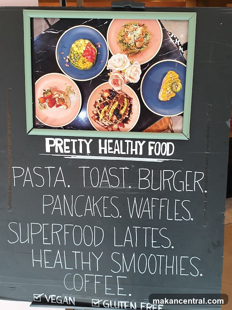 Pretty Healthy Food Menu