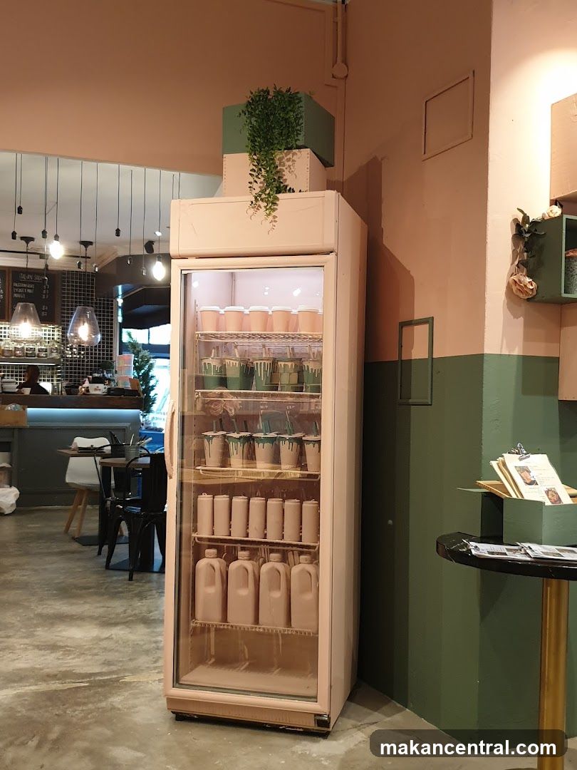 Interior of café