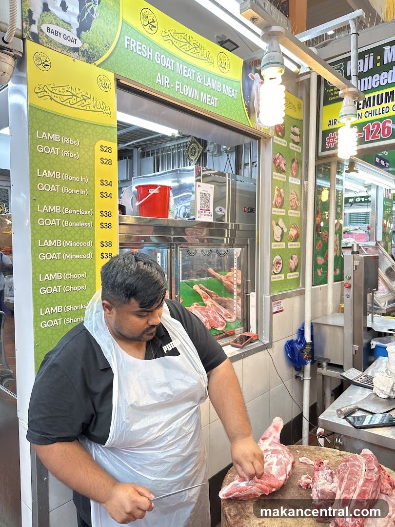 Meat stall interior