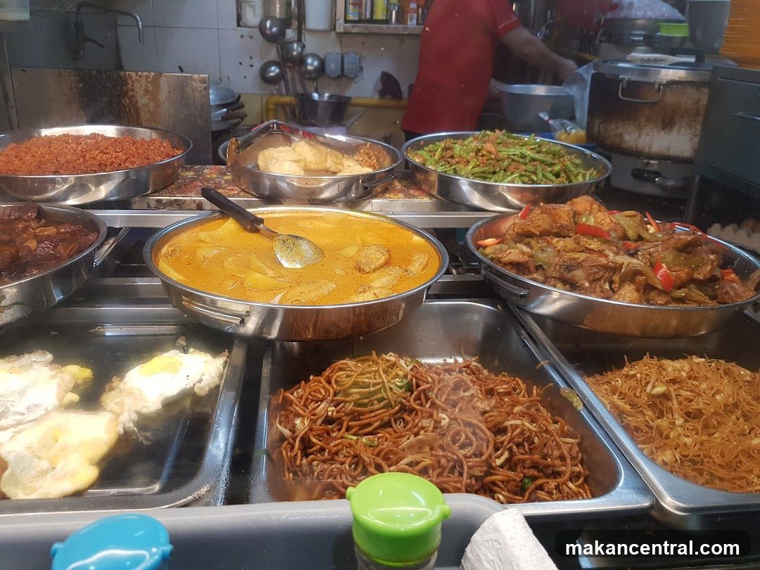 Food stall interior