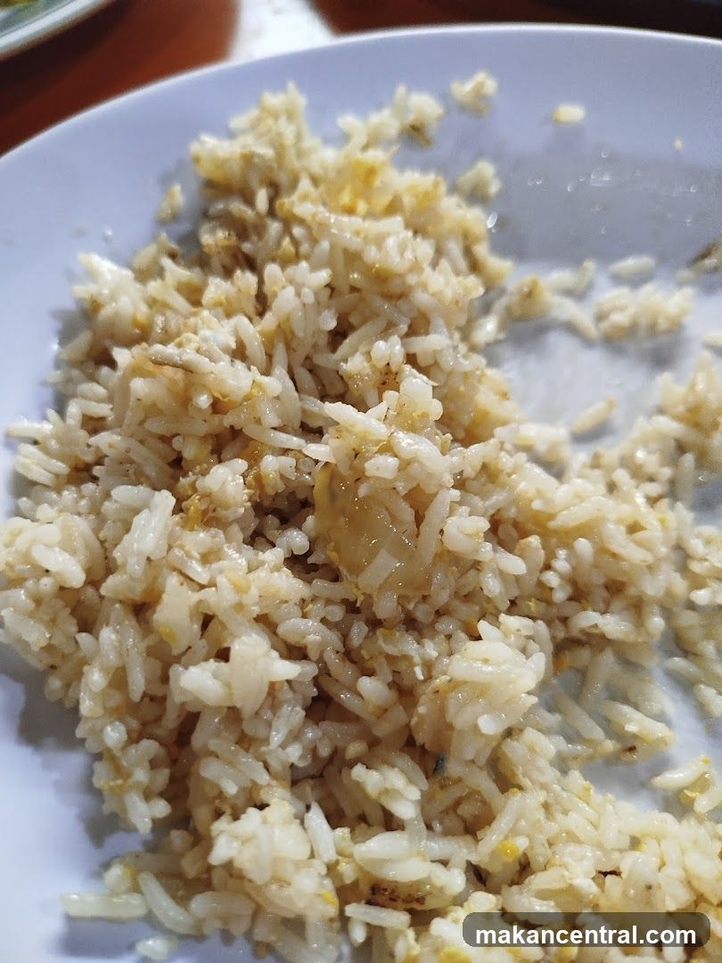 Fried Rice on Plate