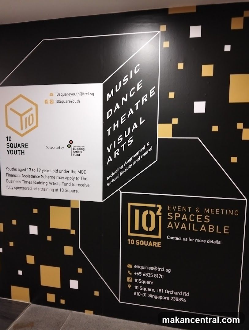 10 Square Youth and Event Spaces Signage