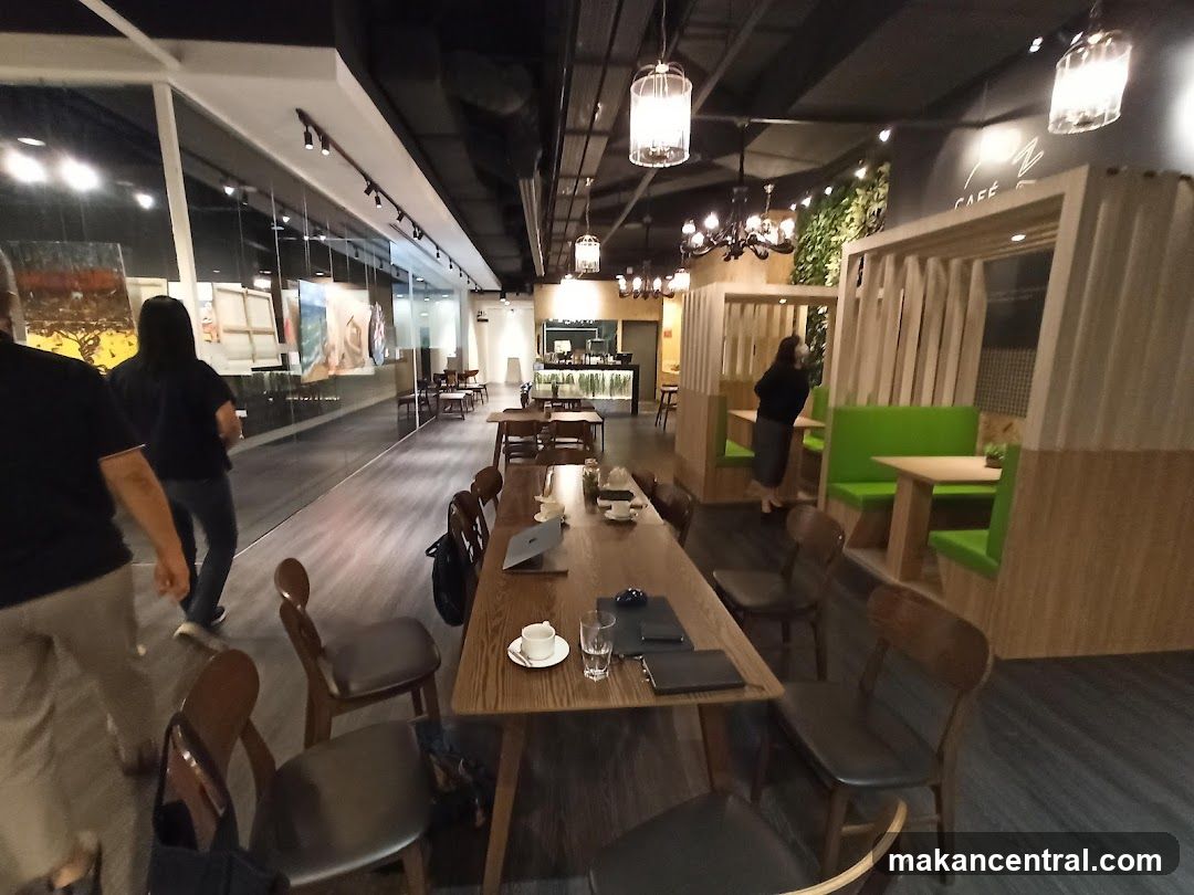 Interior of a café or lounge space