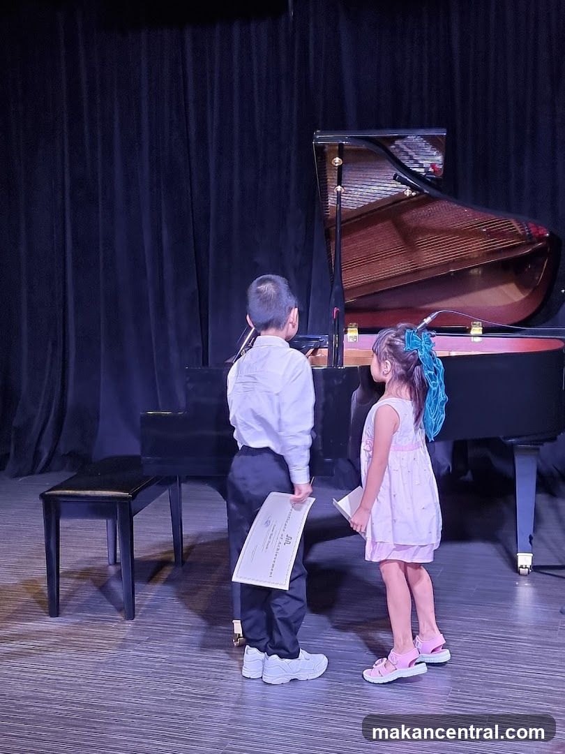Children on Stage with Piano