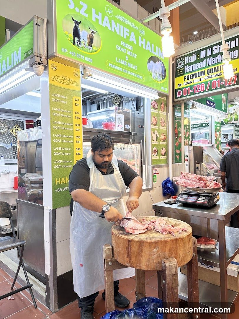 Meat stall interior