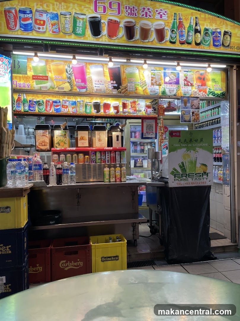 69號茶室 beverage stall interior