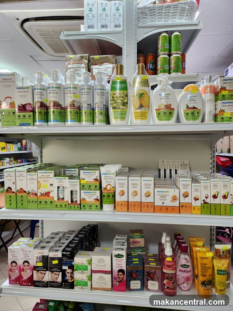Store Interior Shelf Display