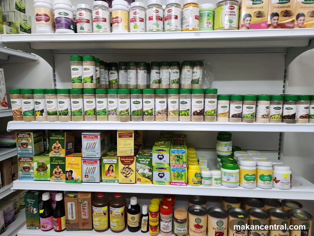 Store Interior Shelf Display