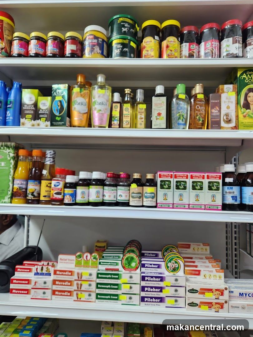 Store Interior Shelf Display