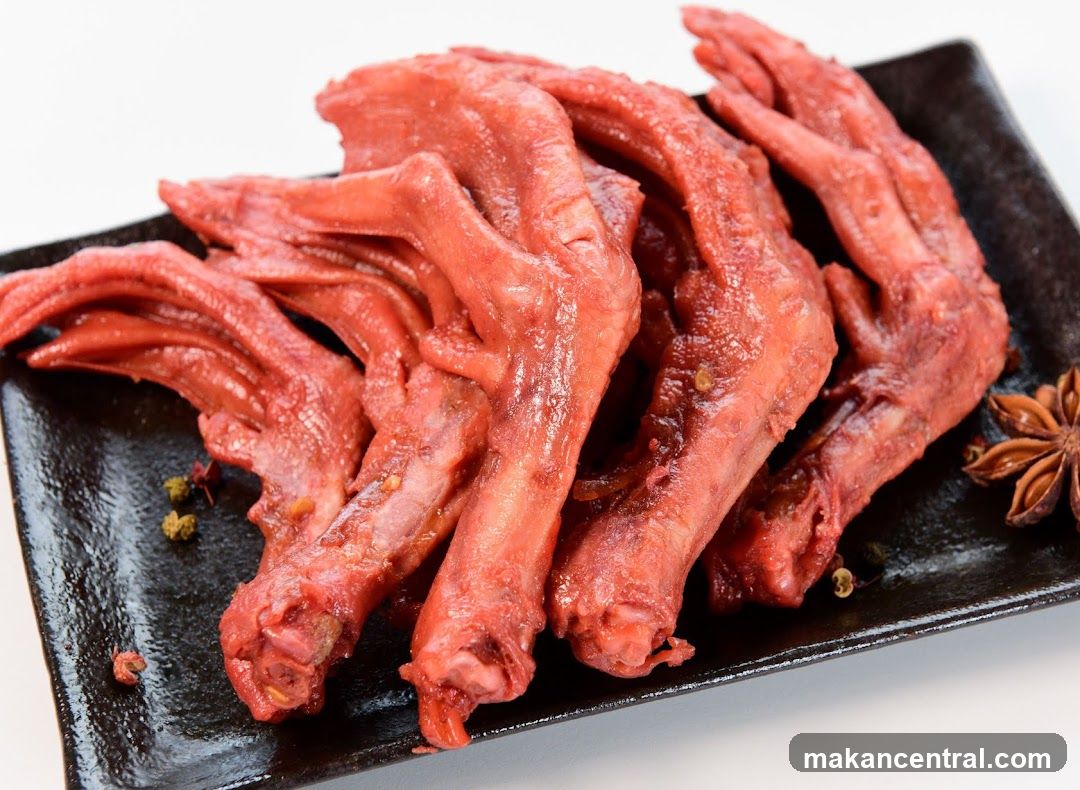 Duck Feet on Plate
