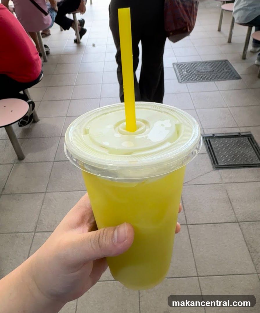 Siang Guan Sugarcane juice