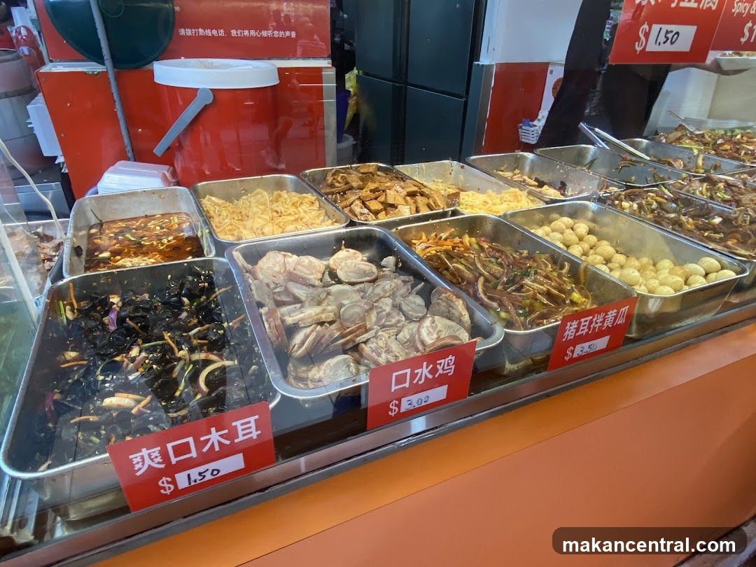 Food stall display