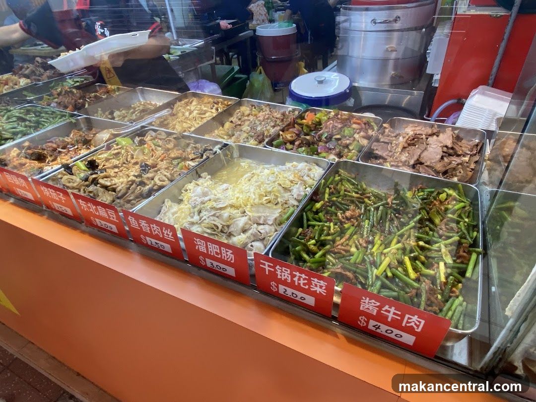 Food stall display