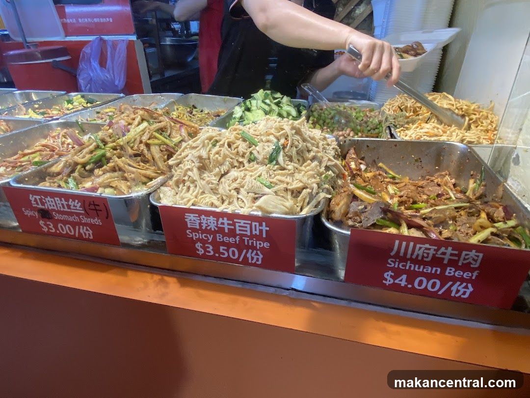 Food stall display