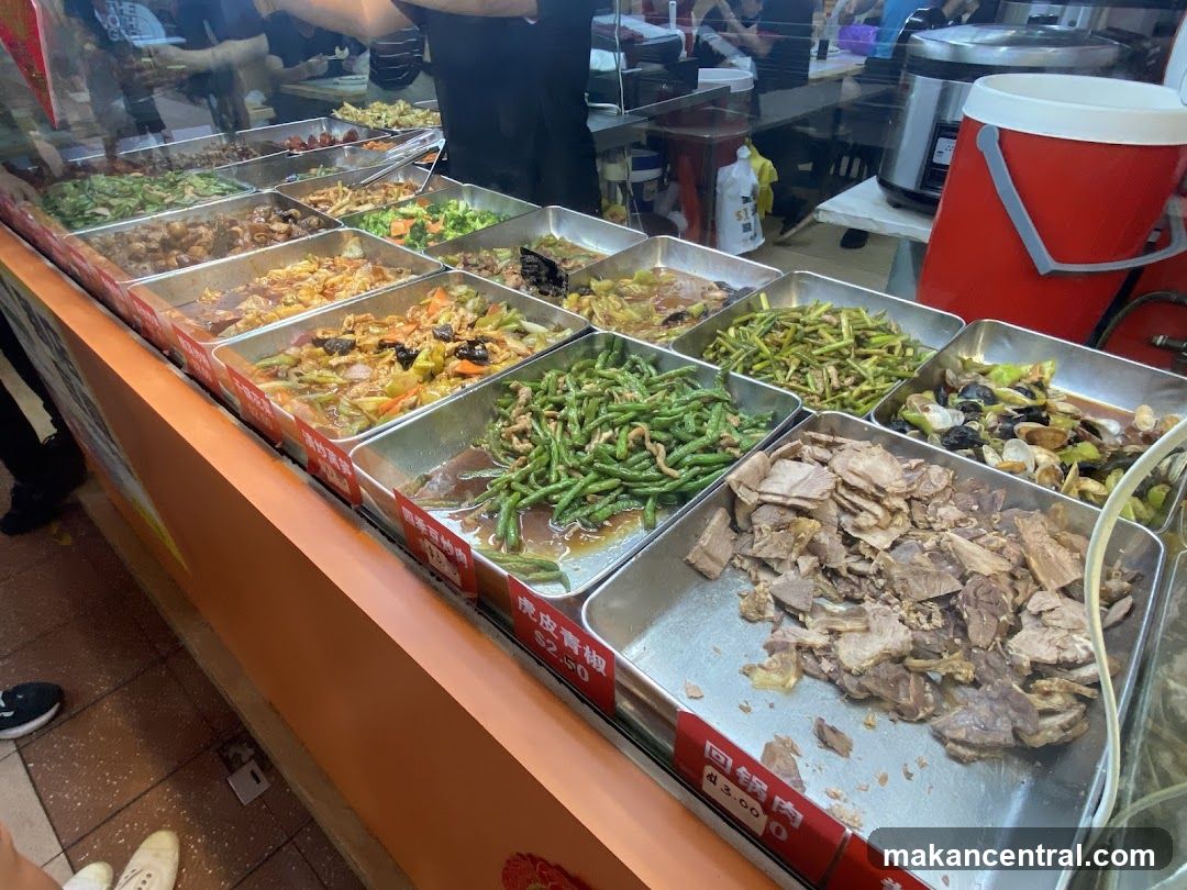 Food stall interior