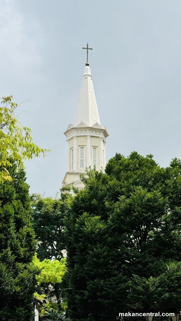 Church Spire Amid Trees