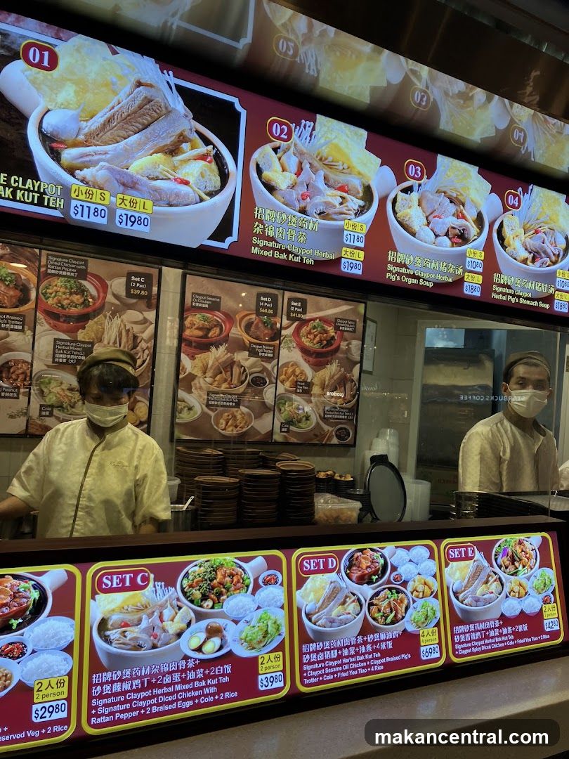 Claypot Restaurant Counter