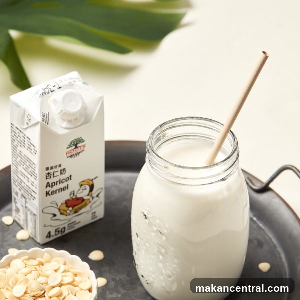 Apricot Kernel Milk Product Display
